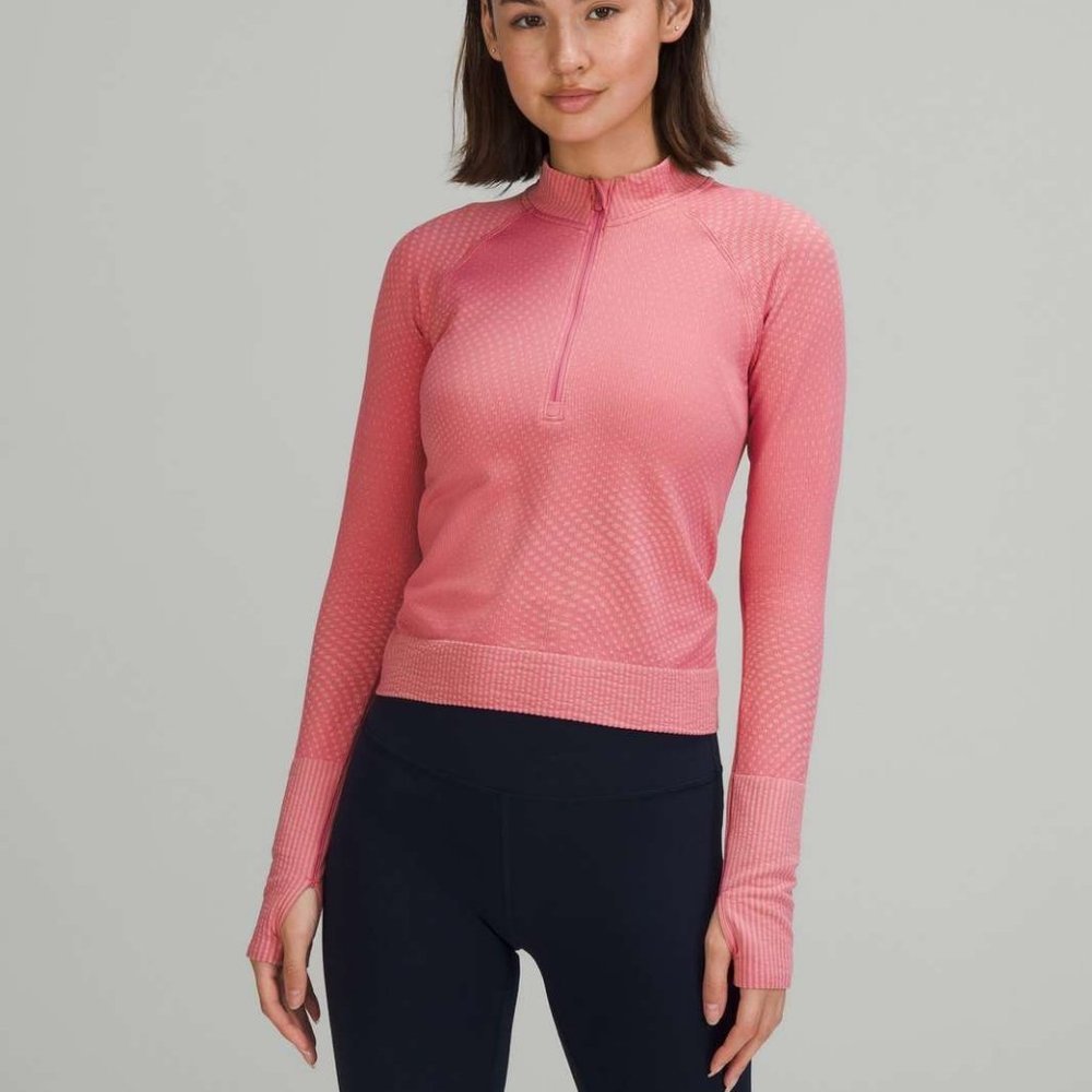 Lululemon Rest Less Cropped Half Zip Pullover *NWOT* (Size 6)